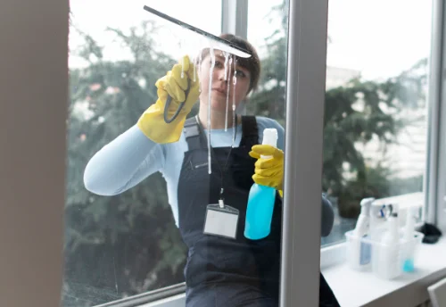 Nettoyage de vitres intérieures et extérieures à Perpezat